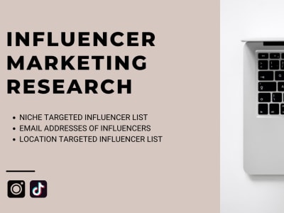 A niche-targeted Instagram/TikTok influencer list