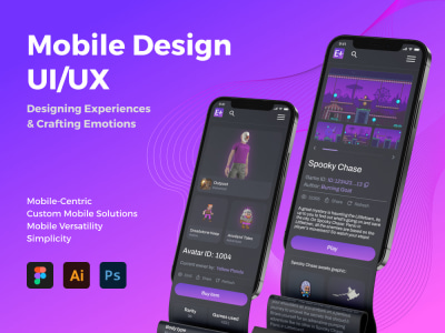 A User-Friendly and Eye-Catching Mobile UX/UI Design