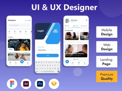 Figma Designer for Web and Mobile App Designs | UI UX designer | Saas app