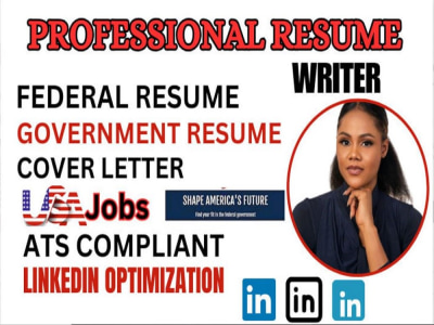Professional federal resume, cover letter,government resume writing,usajobs