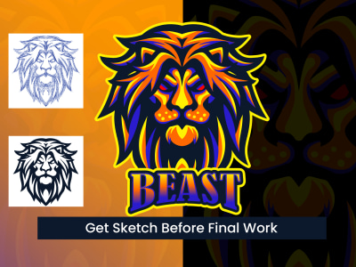 Custom gaming mascot , avatar, esports, twitch, and youtube logo design