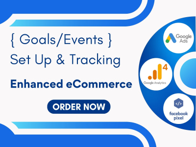 Enhanced eCommerce Conversion Tracking Set up of GA4, Meta Pixel, GAds, etc