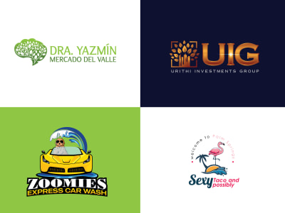 Modern minimalist luxury business logo design with Unlimited Revision.