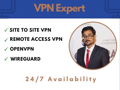 Professional VPN Services, Remote Work, Site-to-Site & Cloud VPN Setup