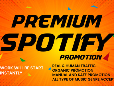 Spotify promotion for your spotify music