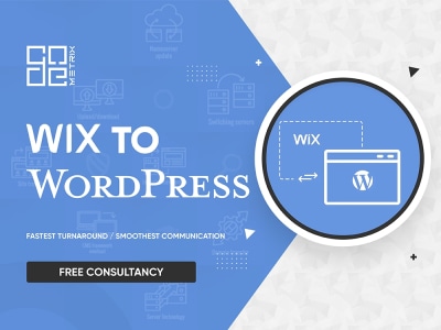 Wix website converted to wordpress
