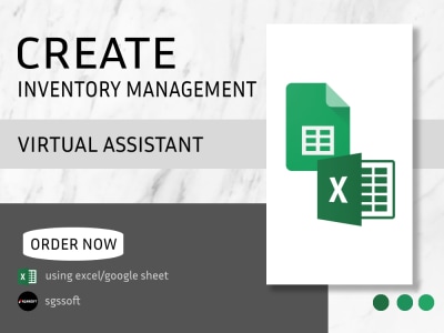 Inventory Management System Using Excel/Google Sheet | Upwork