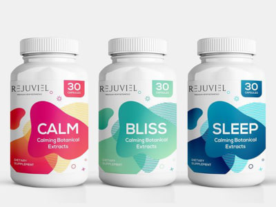A premium supplement labels,label design ,bottle label design, product labe