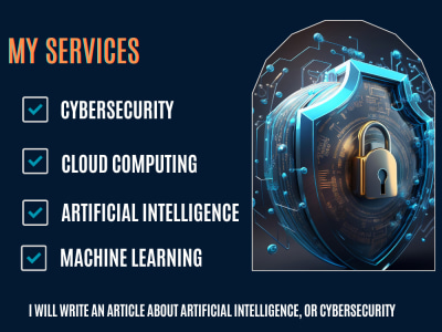 An article about Artificial Intelligence, Machine Learning or Cybersecurity