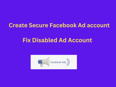 Create Facebook ad account and fix disabled ad account issues