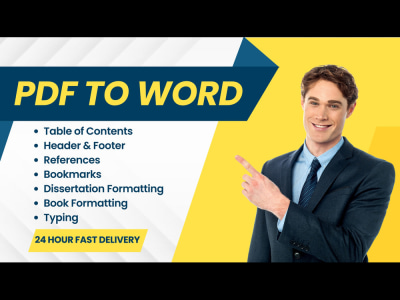 Scanned PDF to Word and Google Docs.