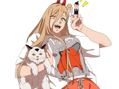 Anime, manga style illustration or a character design.