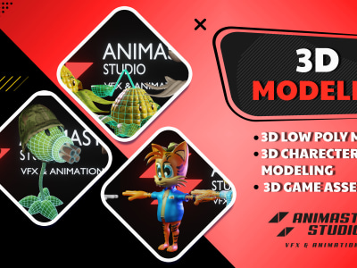 Professional 3d modeling and 3d animation in blender