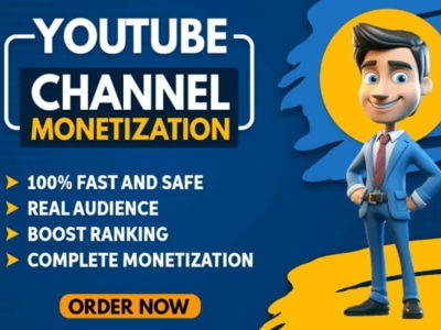 Organic promotion for complete youtube channel monetization
