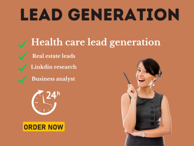 Business analyst | Linkdin research | Health care leads | Real estate