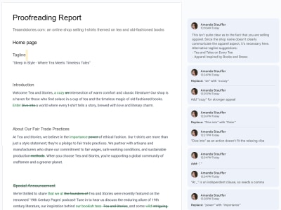 Full set of copy edits for your website content (human, AI, or translated)