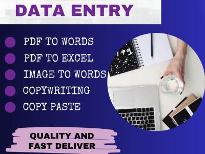 Data Entry, Copywriting, Copy Paste, Web research