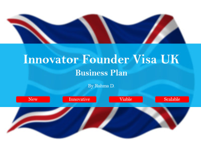 A fully compliant Innovator Founder Visa UK Business Plan