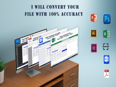 Your Scan image converted with 100% accuray into Word,Excel, PDF, Canva