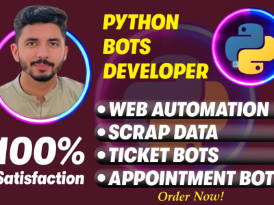 Web scraping and python programming with automation | Upwork
