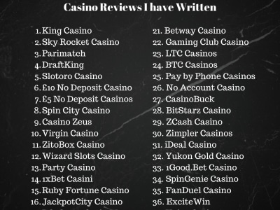 A comprehensive casino website review with screenshots.