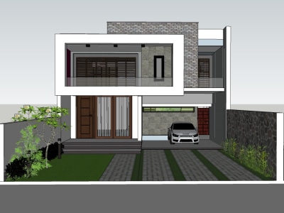 A unique Elevation/Facade for your house within two days.