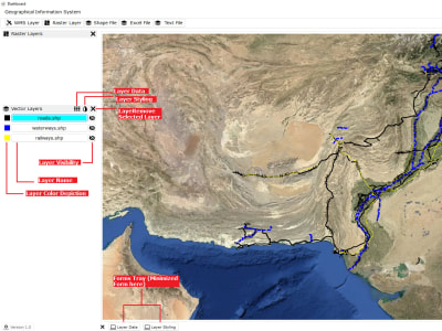 Customized Geographic Information System (GIS)