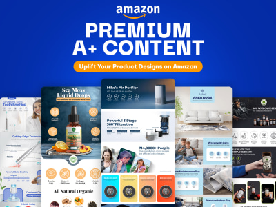Highly-converting Amazon A+ content or ebc or A+ Premium