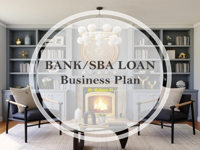 A Business Plan for Bank/SBA loan approval