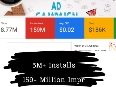 Android Mobile App Campaign using Google Ads to increase the Installs