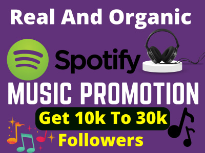 Spotify music promotion and make your music viral