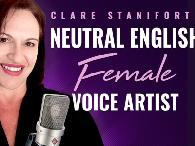 Female Narrator for Audiobooks