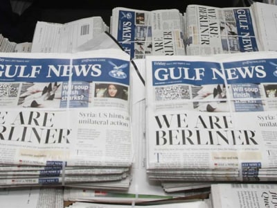 Pr distribution to gulf news, uae, emirate, asian, arabian, athens today