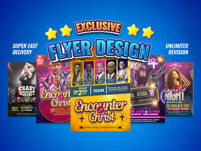 Creative and Attractive Flyers, Posters, and Brochures for Any Occasion