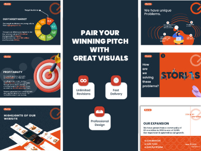 Investor pitch deck, Startup pitch deck or Business plan pitvh deck.