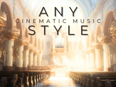 A cinematic score in any style