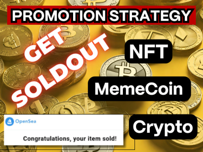 Marketing plan for Crypto, Web3, ICO, Memecoin, Blockchain or NFT project