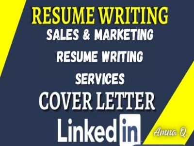 An ATS-Compliant CV/Resume Writing Writer, Cover Letter - Sales & Marketing