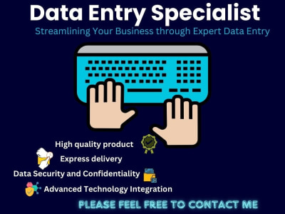 Expert Data Entry, Copy past, typing and web reserch Solutions