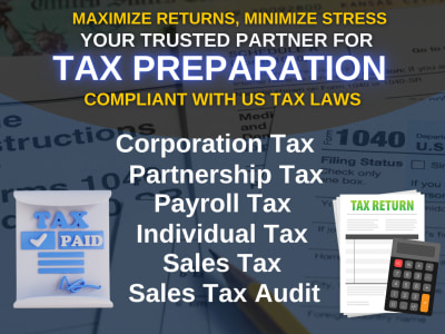 US Tax Returns prepared, signed and eFiled