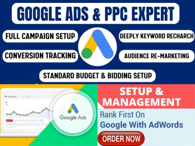 Google Ads management | Google Adwords, PPC Ads Manager | Google ads setup