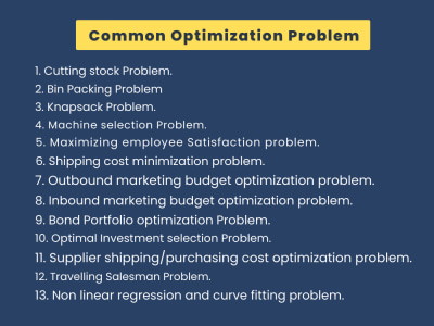 Linear, non-linear optimization problem solution using excel solver ...