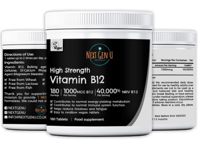 A Professionally Designed Food Supplement Label, Mockup and Infographics