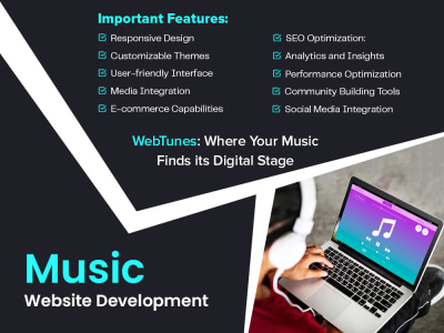 Expert Music Website Development for an Exceptional User Experience