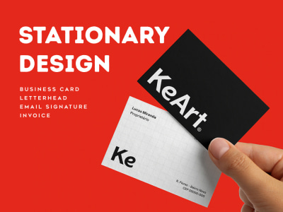 Professional designed  business card and stationery