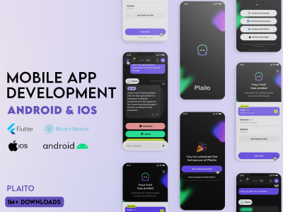 A professional Mobile app on React Native and Flutter