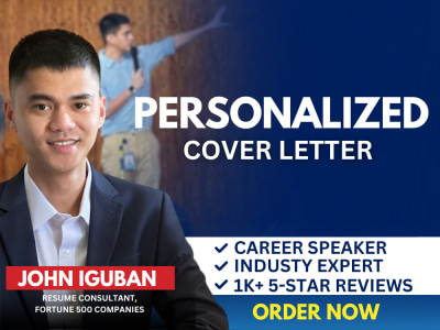 A cover letter within 24 hours
