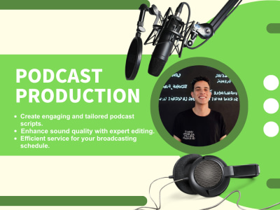 Comprehensive Podcast Services: Scripting, Editing, Production Excellence!