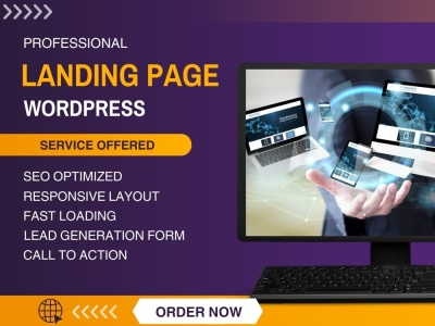 A one-page website or Landing page | Landing page designer | Landing page