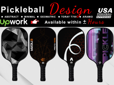 Pickleball paddle design according your vision quick.